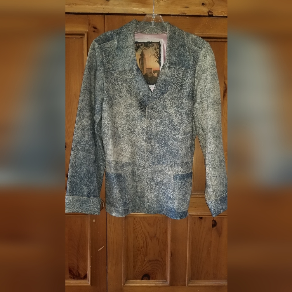 Burning Torch leather jacket